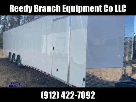 New 8.5x36 Rock Solid Cargo Two Car Hauler Enclosed Cargo Trailer