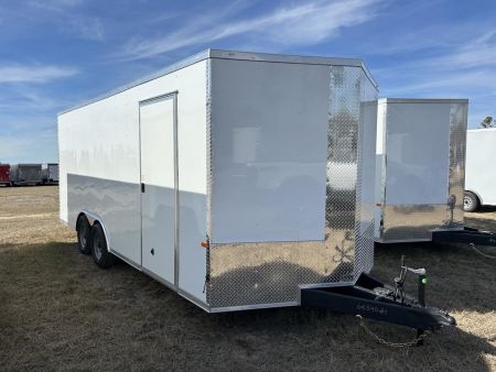 New 8.5x20 Polycore Enclosed Cargo Trailer | Rock Solid Cargo | 7' Interior