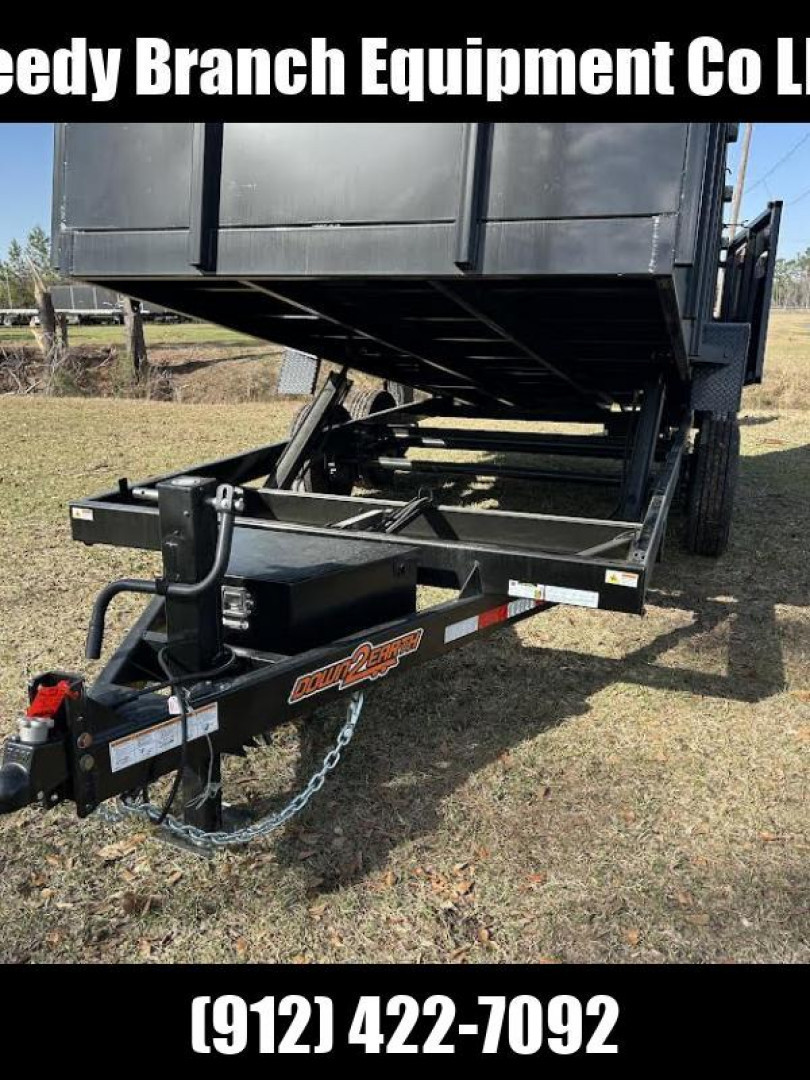 New 2027 Down 2 Earth Trailers 7x16 16K Down to Earth Dump Trailer