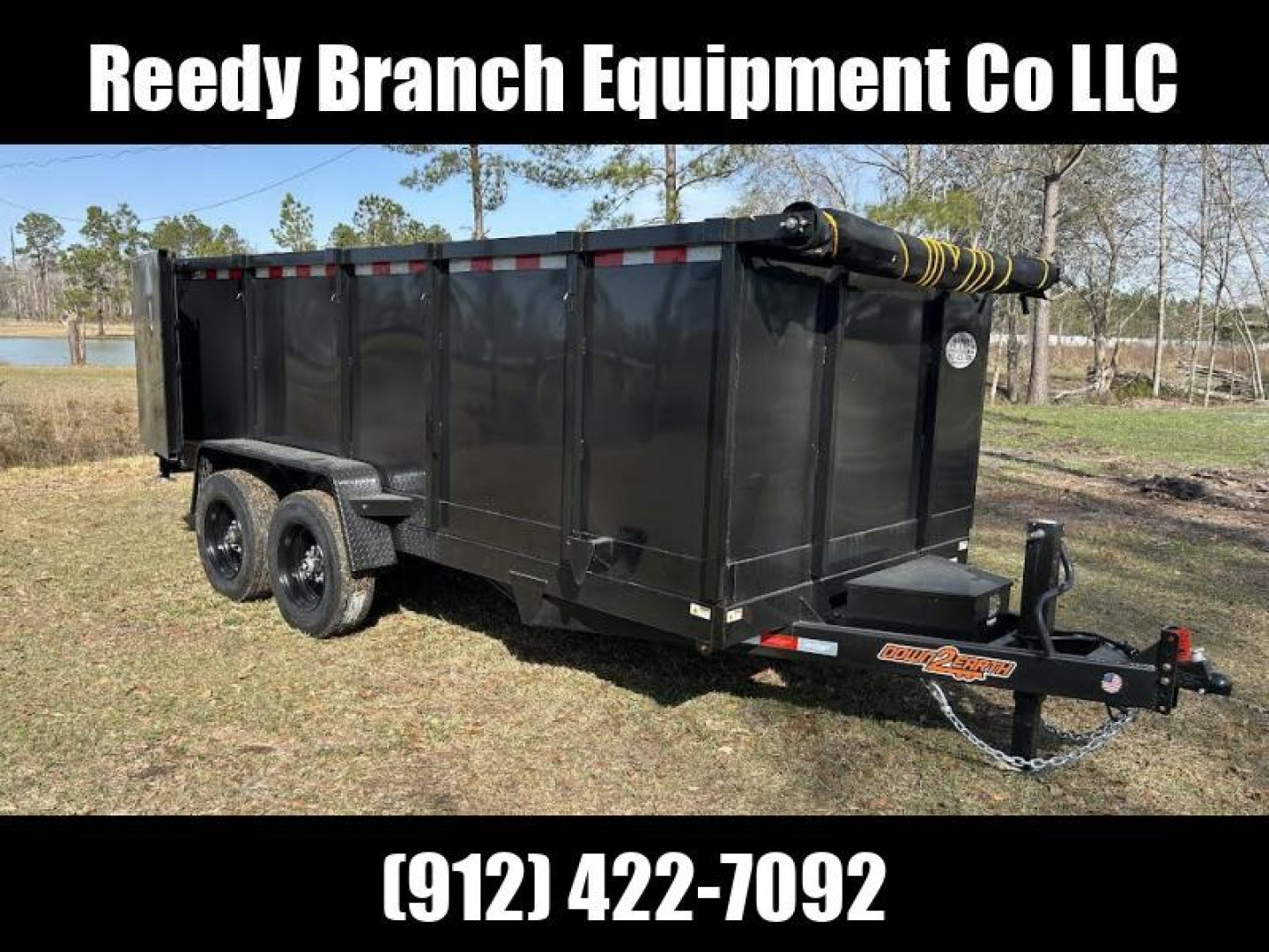 New 2027 Down 2 Earth Trailers 7x16 16K Down to Earth Dump Trailer