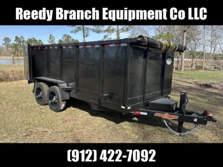 New 2027 Down 2 Earth Trailers 7x16 16K Down to Earth Dump Trailer