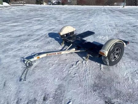 New Master Tow 83" Wide Tilt Bed Tow Dolly - Wheel Straps and Ratcheting Buckles Included!