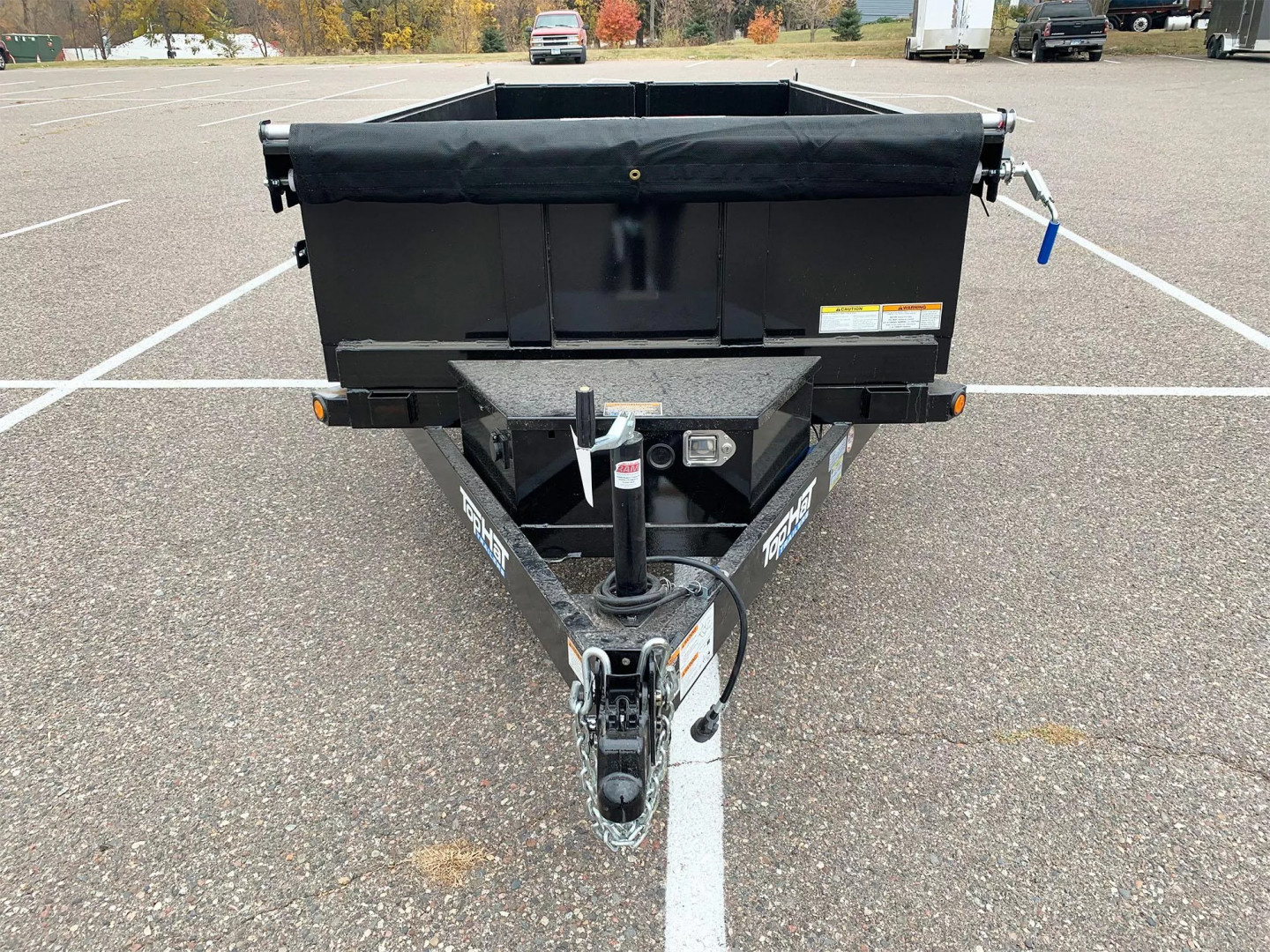 New SALE! Top Quality Top Hat 60x10 Dump Trailer - 5,000#GVWR Single Axle- Single Cylinder Lift System