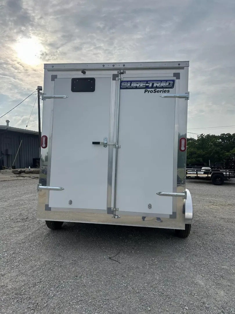 New 2025 Sure-Trac 7 x 12 Pro Series Enclosed Wedge Cargo Trailer  TA 10K