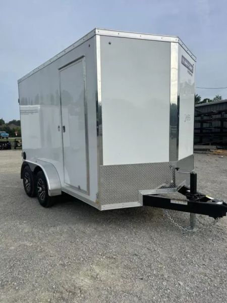 New 2025 Sure-Trac 7 x 12 Pro Series Enclosed Wedge Cargo Trailer  TA 10K