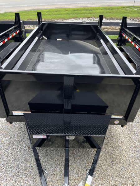 New 2025 Sure-Trac 6 x 12 SD Low Profile Dump Trailer  10K Single Ram