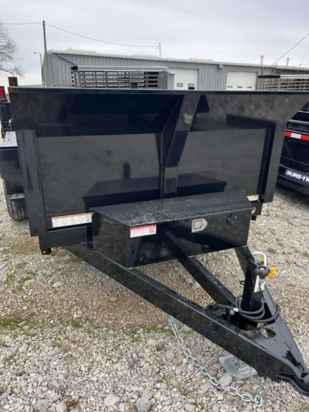 New 2025 Sure-Trac 6 x 10 SD Low Profile Dump Trailer  7K Single Ram