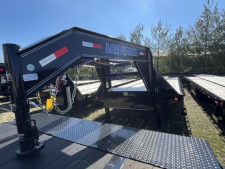 New 2023 Load Trail 102  X 32' TANDEM AXLE 24K GOOSENECK 9' HYDRAULIC DOVE W/ BLOCKWOOD HYDRAULIC DISC BRAKES & HYDRAULIC JACKS Deckover Trailer