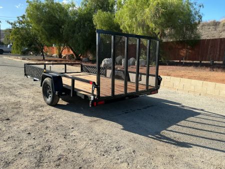 New 7 x 12 Single Axle 3K Utility Trailer