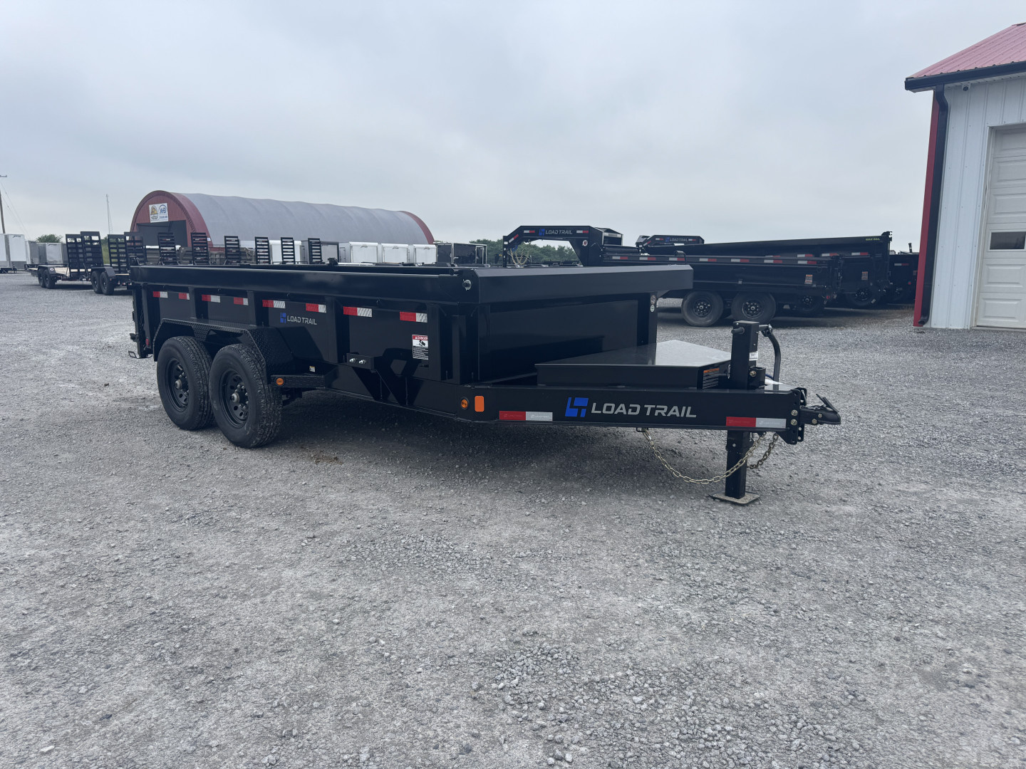 New 2026 Load Trail 83"x14' Scissor Lift Dump Trailer