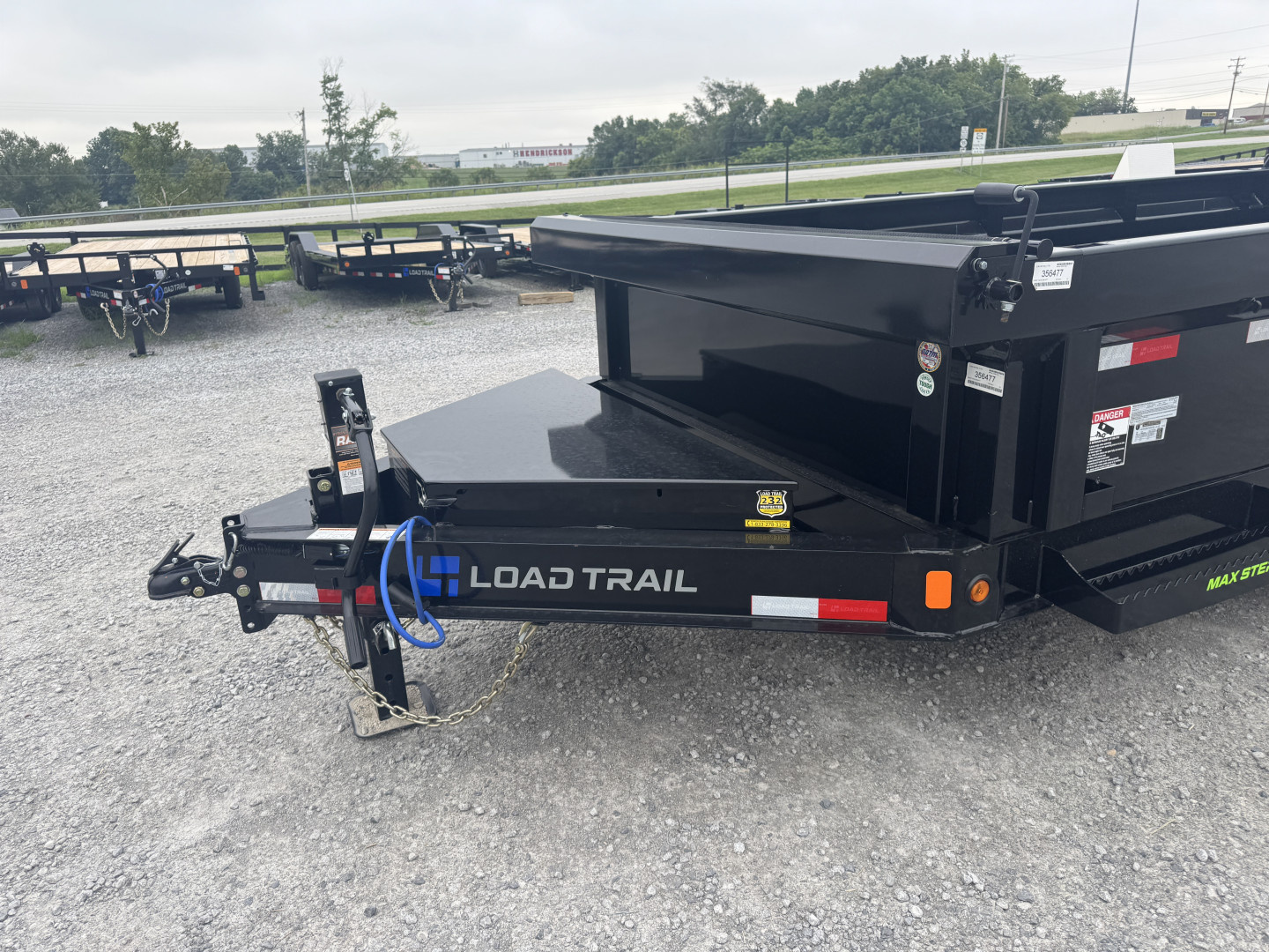 New 2026 Load Trail 83"x14' Scissor Lift Dump Trailer