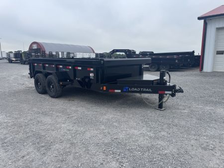 New 2026 Load Trail 83"x14' Scissor Lift Dump Trailer
