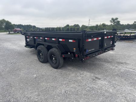 New 2026 Load Trail 83"x14' Scissor Lift Dump Trailer