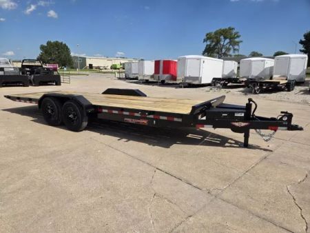 New 2025 H and H Trailer 82x22 Electric Tilt Speed Loader Car Hauler Trailer  14k