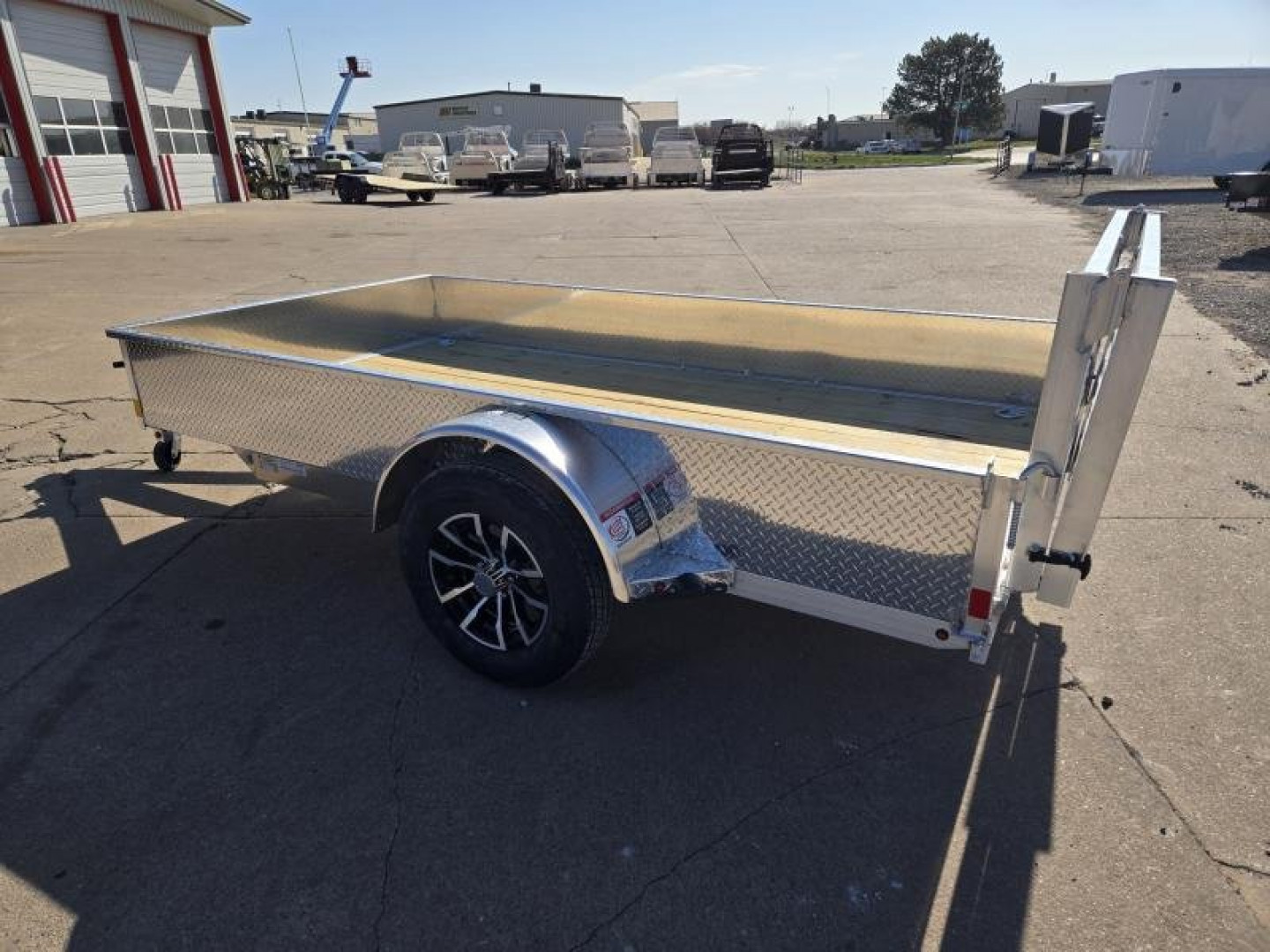 New 2027 H&H Trailers 66x10 Aluminum Solid Side Utility Trailer 3K Idler Utility Trailer