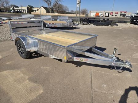 New 2027 H&H Trailers 66x10 Aluminum Solid Side Utility Trailer 3K Idler Utility Trailer