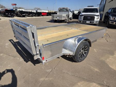 New 2027 H&H Trailers 66x10 Aluminum Solid Side Utility Trailer 3K Idler Utility Trailer