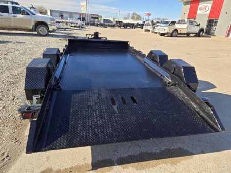 New 2025 Sure-Trac 7 x 14 Drop Deck 15.4K Equipment Trailer