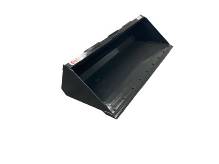 New Stout Skid Steer 84  Smooth Material Bucket Attachment