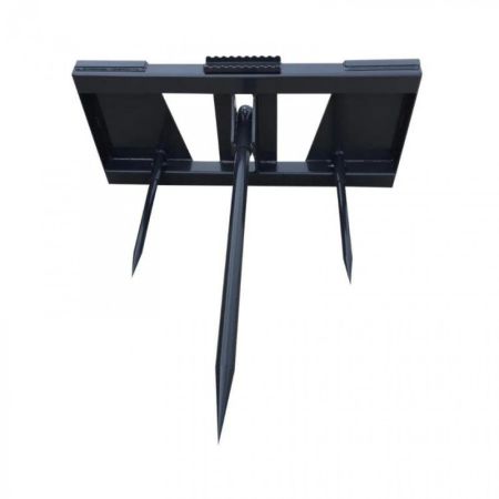 New Stout Skid Steer Round Bale Spear Attachment
