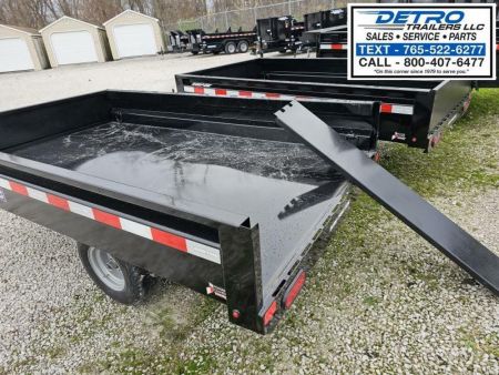 New 2025 Sure-Trac 4.5' x 8' 3K Idler Utility Dump Trailer
