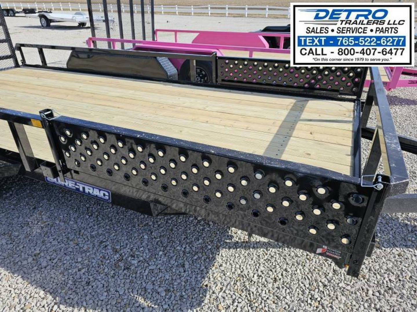 New 2025 Sure-Trac 7 x 16 7K Tube Top ATV Trailer