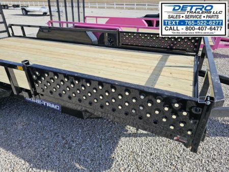 New 2025 Sure-Trac 7 x 16 7K Tube Top ATV Trailer