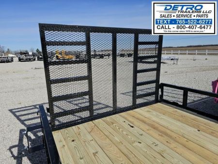 New 2025 Sure-Trac 7 x 16 7K Tube Top ATV Trailer