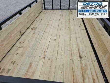 New 2025 Sure-Trac 6' x 12' 3K Idler Tube Top Three Board High Sided Utility Trailer
