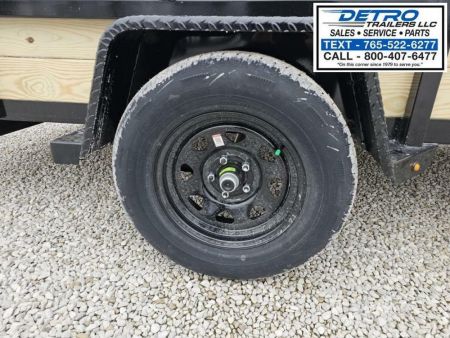 New 2025 Sure-Trac 6' x 12' 3K Idler Tube Top Three Board High Sided Utility Trailer