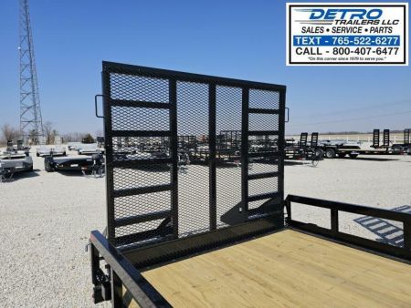 New 2025 Sure-Trac 7' x 18' 10K Tube Top Utility Trailer