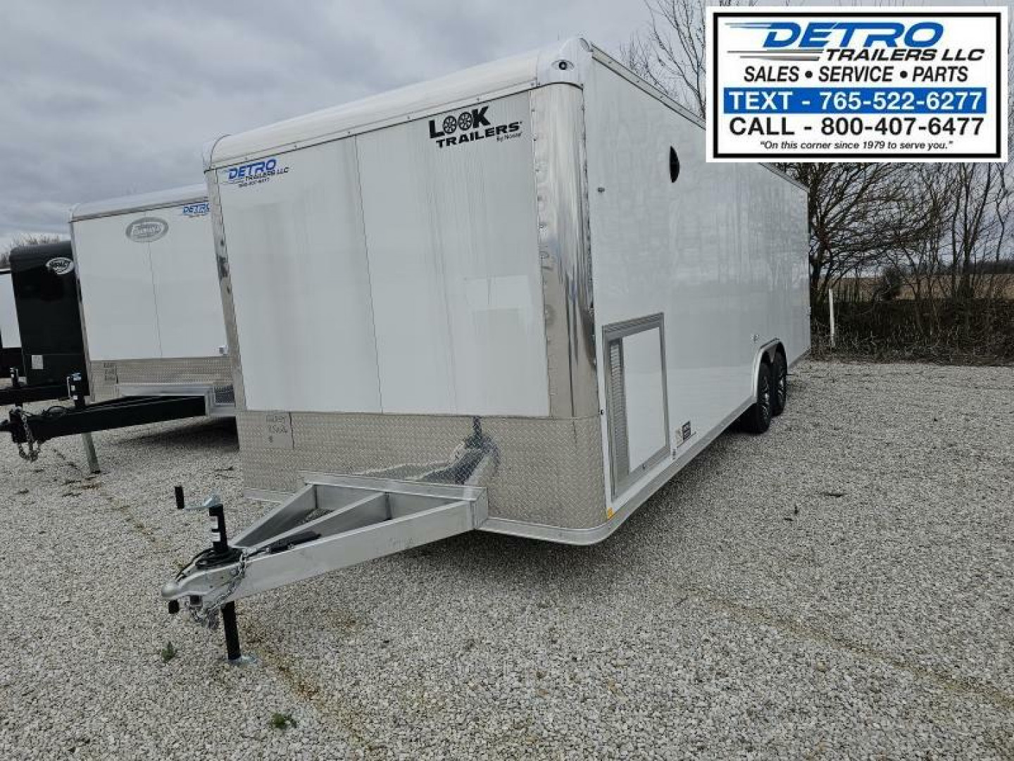 New 2025 Look Trailers VISION 8.5' x 26' 10K Aluminum Bullnose Car/Racing Trailer