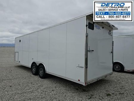 New 2025 Look Trailers VISION 8.5' x 26' 10K Aluminum Bullnose Car/Racing Trailer