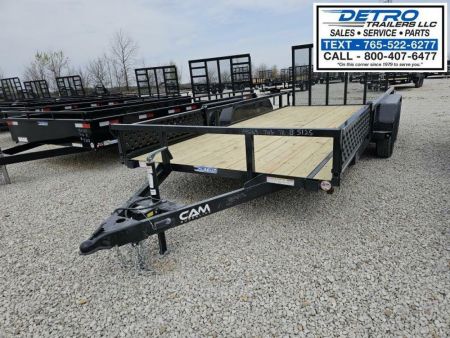 New 2025 Cam Superline 7 X 16 7K Tube Top ATV Trailer