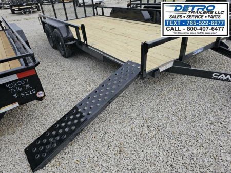 New 2025 Cam Superline 7 X 16 7K Tube Top ATV Trailer