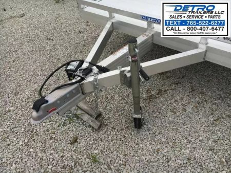 New 2026 Aluma 8220ESA-TA-EL-R-RTD (Rear Ramps) 7K Torsion Axle Car Hauler