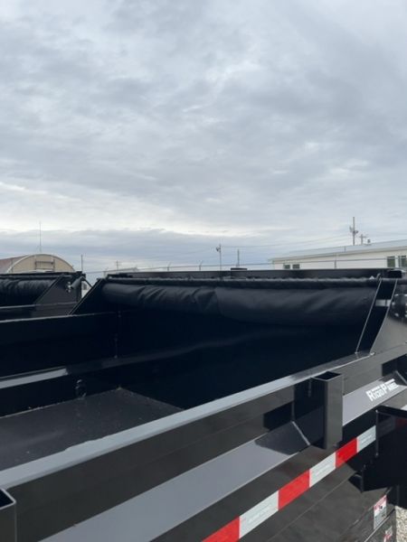 New 2025 Sure-Trac 82" x 14' 14K Telescopic HD Low Profile Dump Trailer