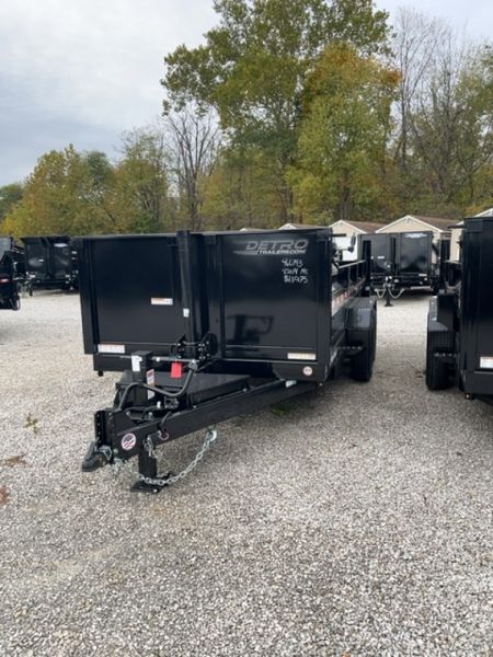 New 2025 Sure-Trac 82" x 14' 14K Telescopic HD Low Profile Dump Trailer