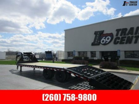 New 2025 Sure-Trac 8.5 x 20+5 Heavy Duty Low Profile Gooseneck Beavertail Deckover Trailer  25.9K