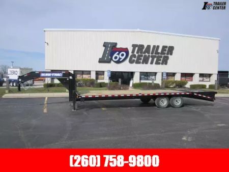 New 2025 Sure-Trac 8.5 x 20+5 Heavy Duty Low Profile Gooseneck Beavertail Deckover Trailer  15K
