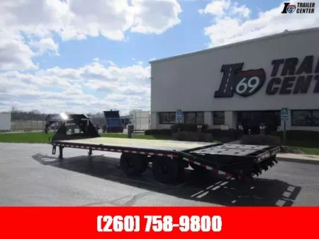 New 2025 Sure-Trac 8.5 x 20+5 Heavy Duty Low Profile Gooseneck Beavertail Deckover Trailer  25.9K