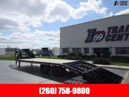 New 2025 Sure-Trac 8.5 x 20+5 Heavy Duty Low Profile Gooseneck Beavertail Deckover Trailer  25.9K