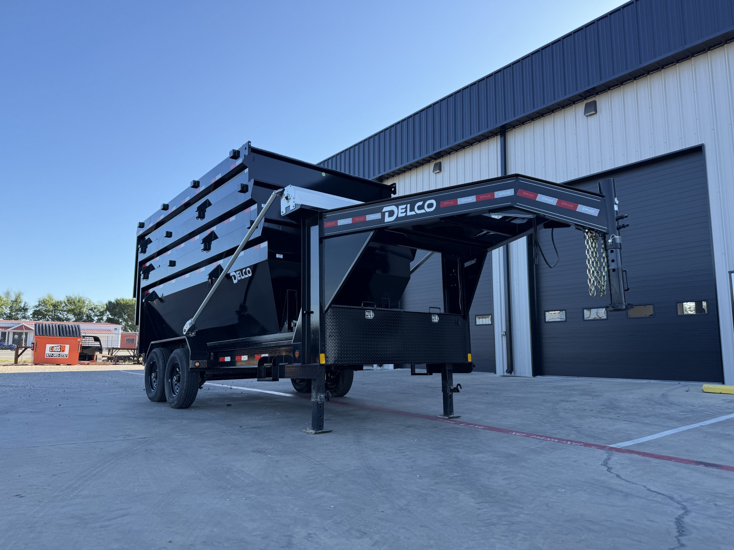New 2025 Delco Trailers R314 83x14 Dump Roll Offs w/ 3 Bins 14k GVWR