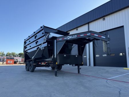 New 2025 Delco Trailers R314 83x14 Dump Roll Offs w/ 3 Bins 14k GVWR