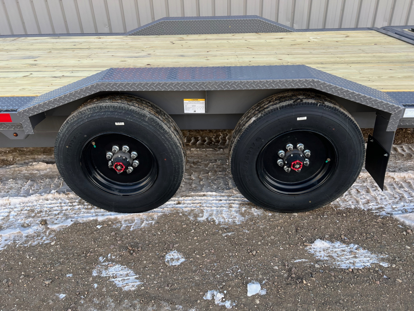New 2026 Midsota 32' Gooseneck Hydraulic Tail Equipment Trailer