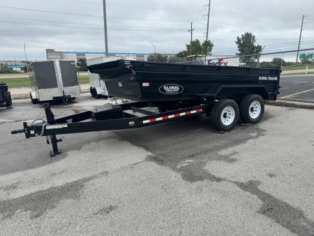 New 2025 Global Trailers 14' Dump Trailer
