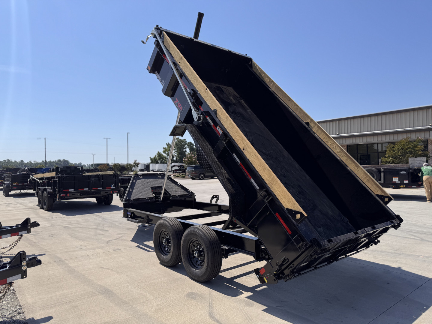 New 2026 Diamond C Trailers LPT207 7x14 24" Walls