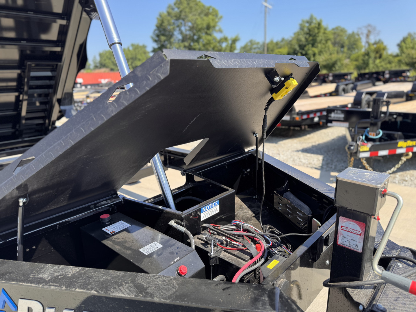 New 2026 Diamond C Trailers LPT207 7x14 24" Walls