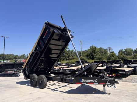 New 2026 Diamond C Trailers LPT207 7x14 24  Walls