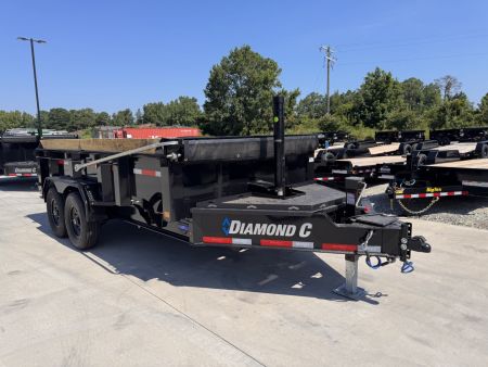 New 2026 Diamond C Trailers LPT207 7x14 24" Walls